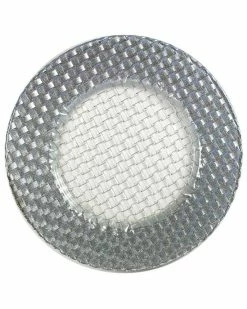 Jay Imports Jay Import 12.5in Glass Charger Plate Home Dinnerware