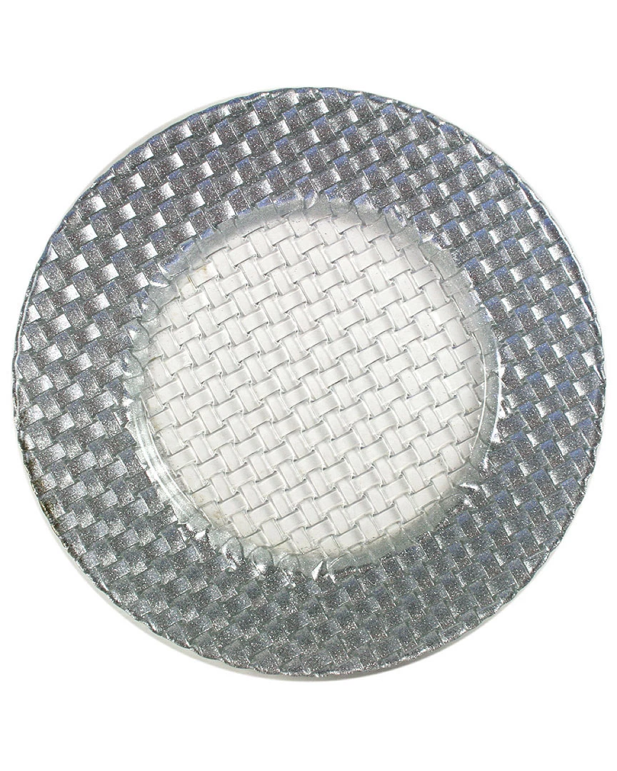 Jay Imports Jay Import 12.5in Glass Charger Plate Home Dinnerware