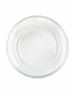 Jay Imports Jay Import Glass Charger 13in Plate Home Dinnerware