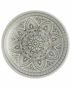 Jay Imports Jay Import Glass Charger 13in Plate Home Dinnerware