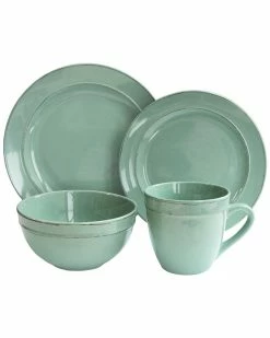 Jay Imports Olivia Seafoam 16pc Dinnerware Set Home