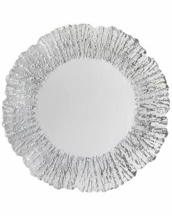 Jay Imports Deniz Flower-shaped Charger Plate Home Dinnerware