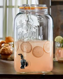 Jay Imports Main Street 1.5 Gal Beverage Dispenser Home Bar Carts & Accessories