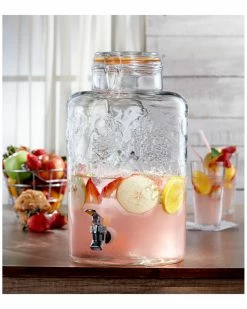 Jay Imports Jay Import Vineyard Fruit 2.72gal Beverage Dispenser Home Bar Carts & Accessories