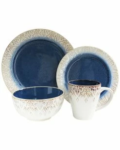 Jay Imports American Atelier 16pc Granda Dinenrware Set Home Dinnerware