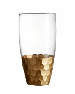 Jay Imports Jay Import Set Of 4 Daphne Gold Hiball Tumblers Home Drinkware