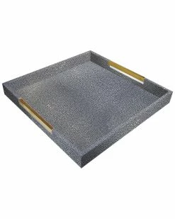 Jay Imports Jay Import Tray With Handles Home Bar Carts & Accessories