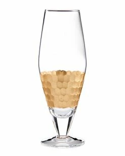 Jay Imports Jay Import Daphne Gold Set Of 4 Prosecco Wine Glasses Home Drinkware