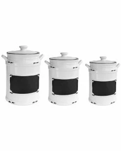 Jay Imports Jay Import Vintage Set Of 3 Canisters Home Kitchen & Pantry Storage
