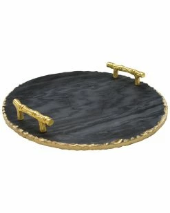 Jay Imports Marble Tray Home Serveware