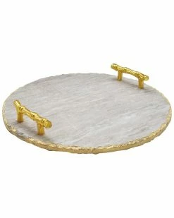 Jay Imports Marble Tray Home Serveware